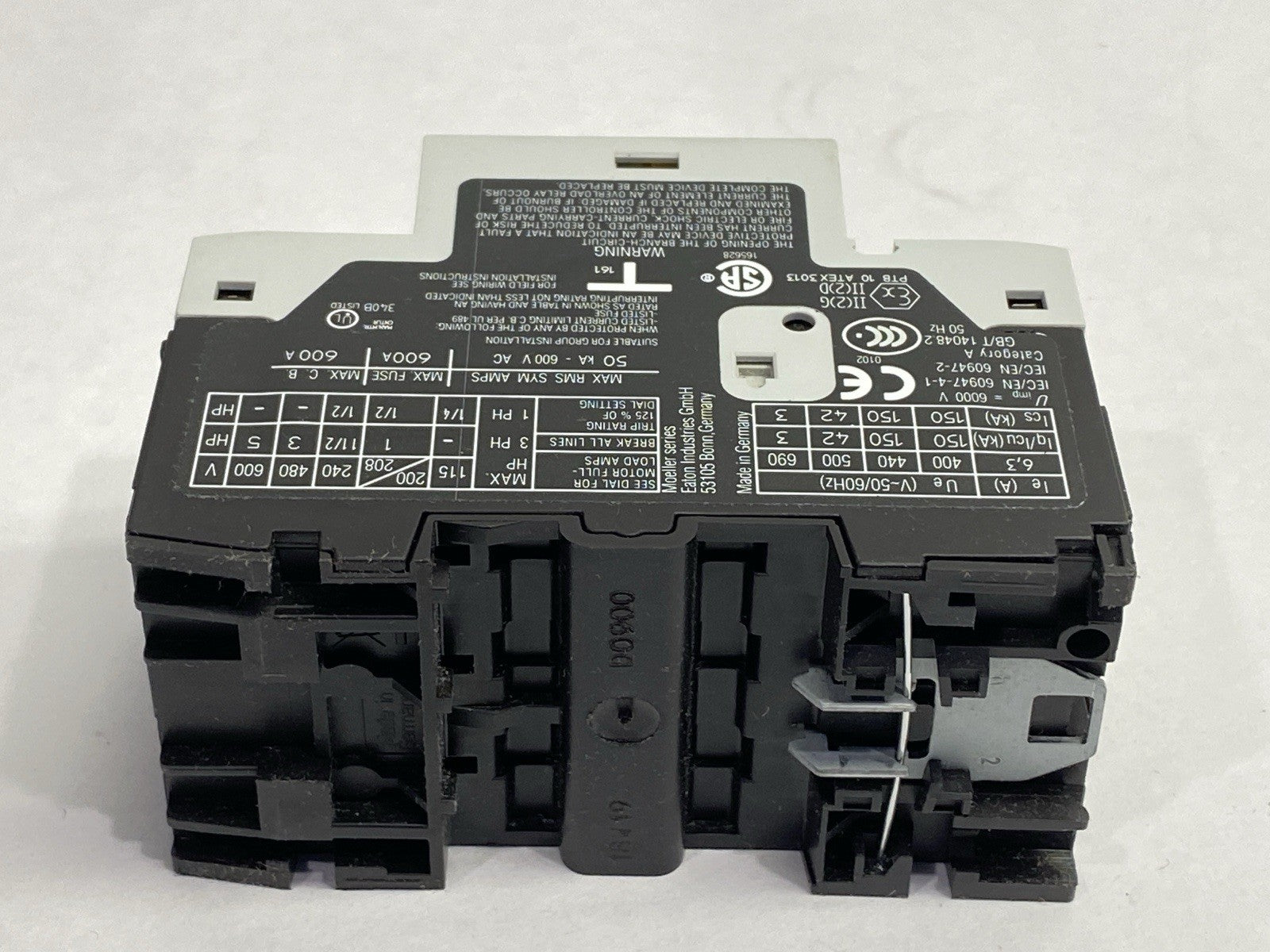 PKZM0-6,3/AK | Eaton Motor-Protective Circuit Breaker 3-P 4-6.3A XTPR6P3BC1 265339 - New – Open box - Maverick Industrial Sales