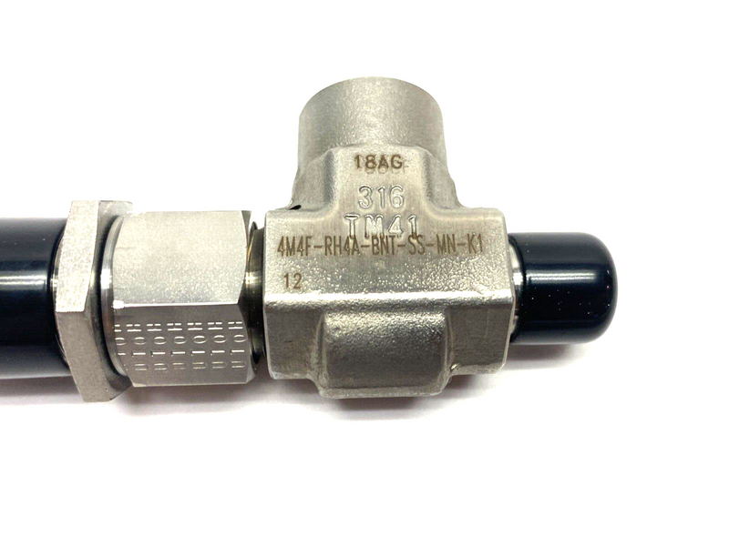 Parker 4M4F-RH4A-BNT-SS-MN-K1 High Pressure Relief Valve, Manual Override Angled - Maverick Industrial Sales