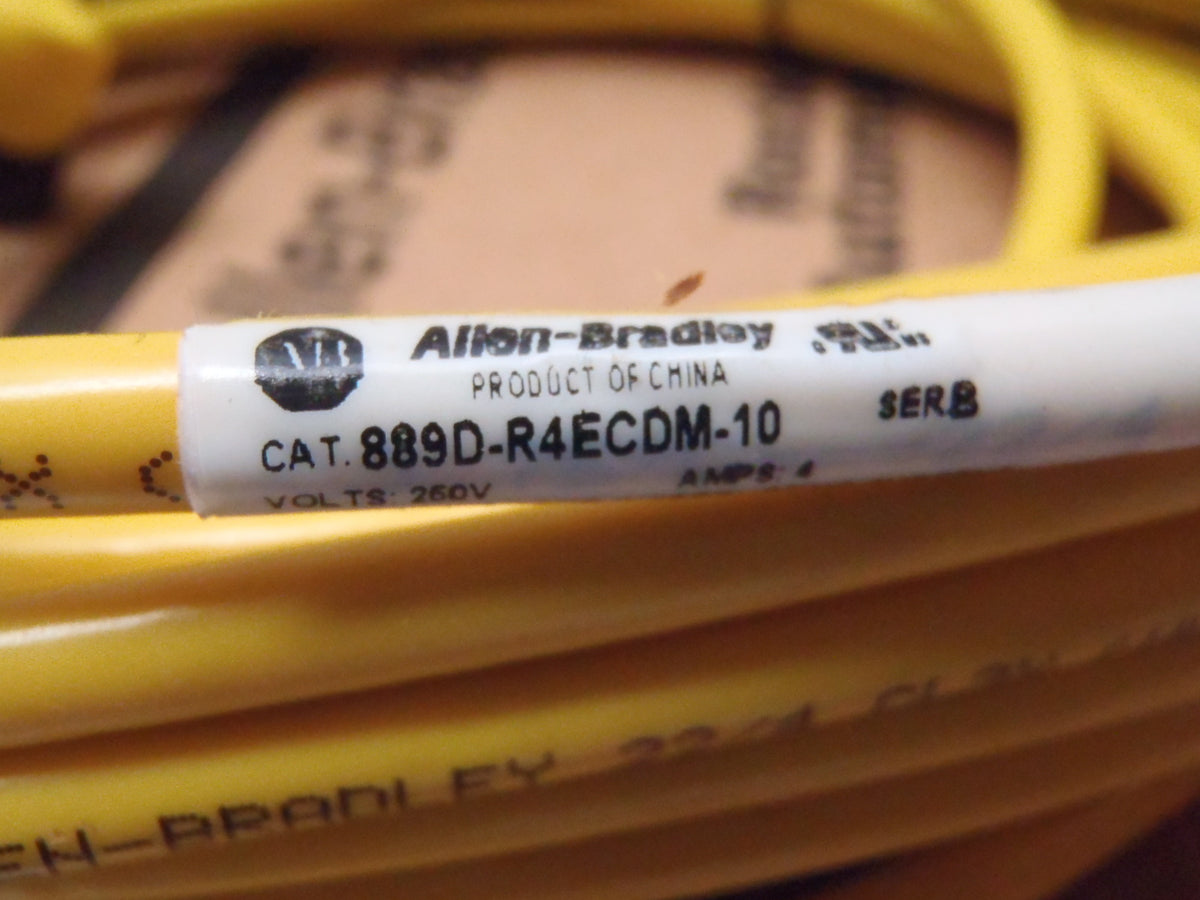 Allen Bradley 889D-R4ECDM-10 CORDSET CABLE ASSEMBLY - Maverick Industrial Sales