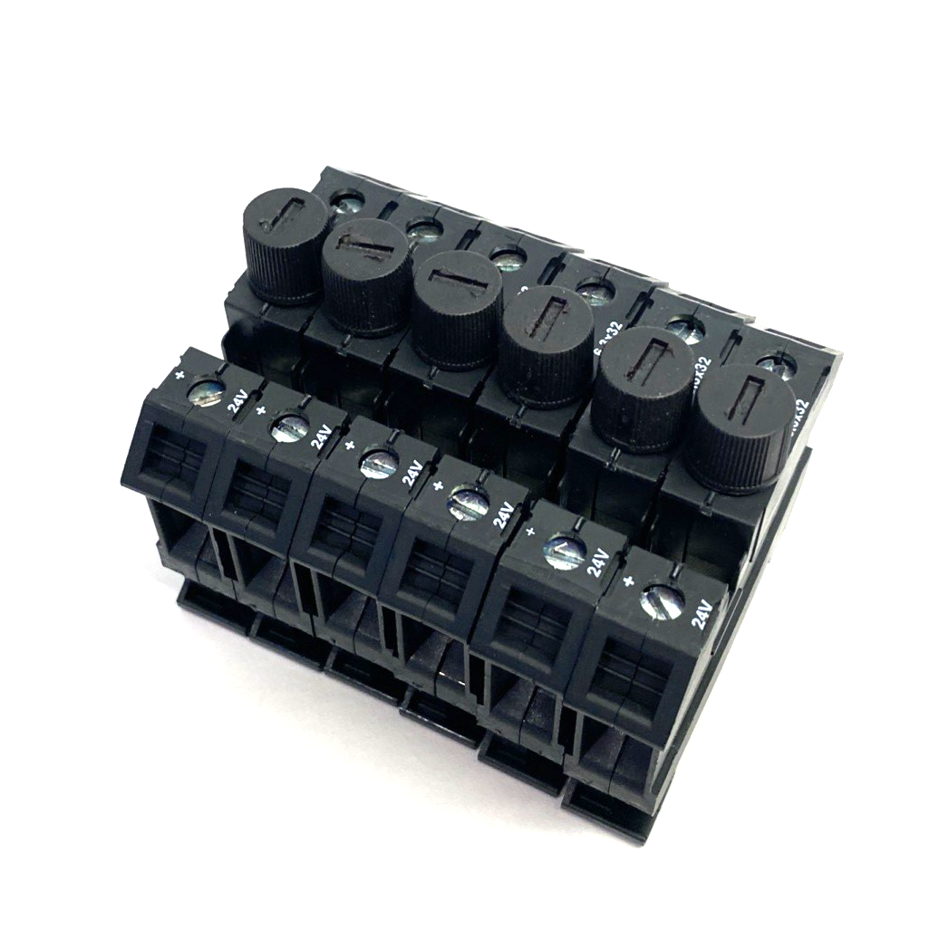Phoenix Contact UK 10-DREHSILED 24 (6,3x32) Fuse Terminal Block 3005646 LOT OF 6 - Maverick Industrial Sales