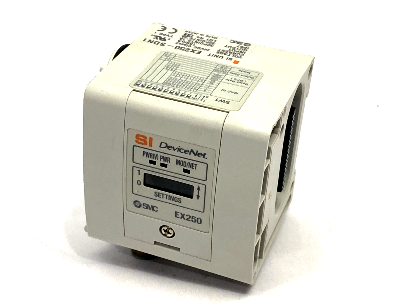 SMC EX250-SDN1 DeviceNet Serial Interface Unit - Maverick Industrial Sales