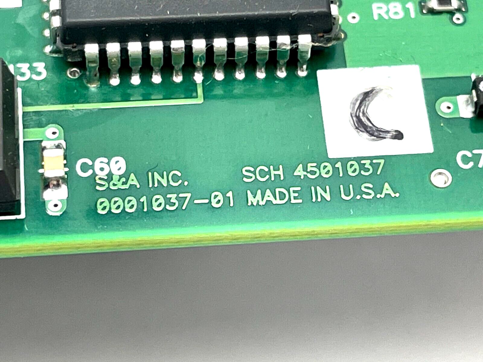 S&A MFC PLD Rev-0.1 CPU Board Assembly 0001037-01 - Maverick Industrial Sales