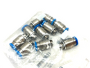 Festo QS-G1/8-8-I Push-In Fitting Male Thread 8mm OD Tube 186109 PKG OF 10 - Maverick Industrial Sales