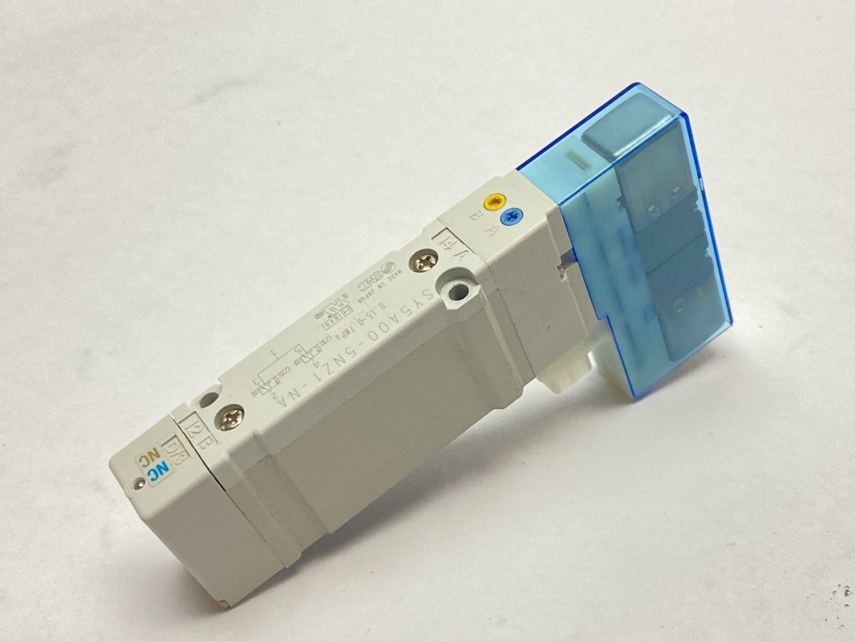 SY5A00-5NZ1-NA | SMC Pneumatic Solenoid Valve 5-Port - Used - Maverick Industrial Sales