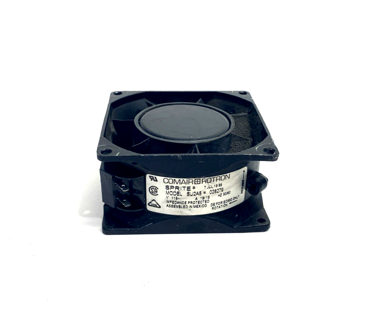 Comair Rotron SU2A5 SPRITE AC Fan 115VAC 0.19A/0.15A - Maverick Industrial Sales
