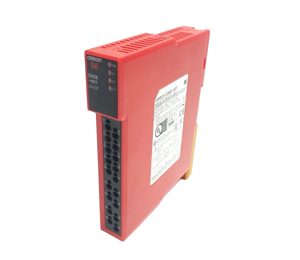 Omron G9SE-401 Sti Safety Relay Unit 24VDC 4W 240VAC 2A, 15ms Response Time - Maverick Industrial Sales