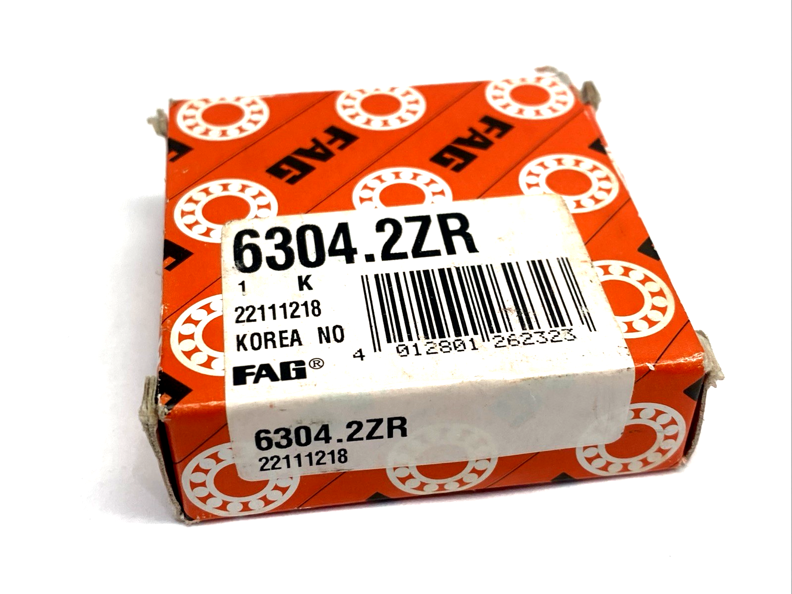 FAG 6304.2ZR Radial Deep Groove Ball Bearing 20mm I.D. 52mm O.D. 15mm Width 2PK - Maverick Industrial Sales