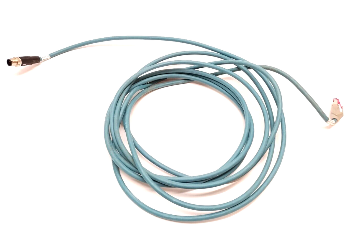1422804 | Phoenix Contact Network Cable M12 4-Pin To RJ45 5m - Used - Maverick Industrial Sales