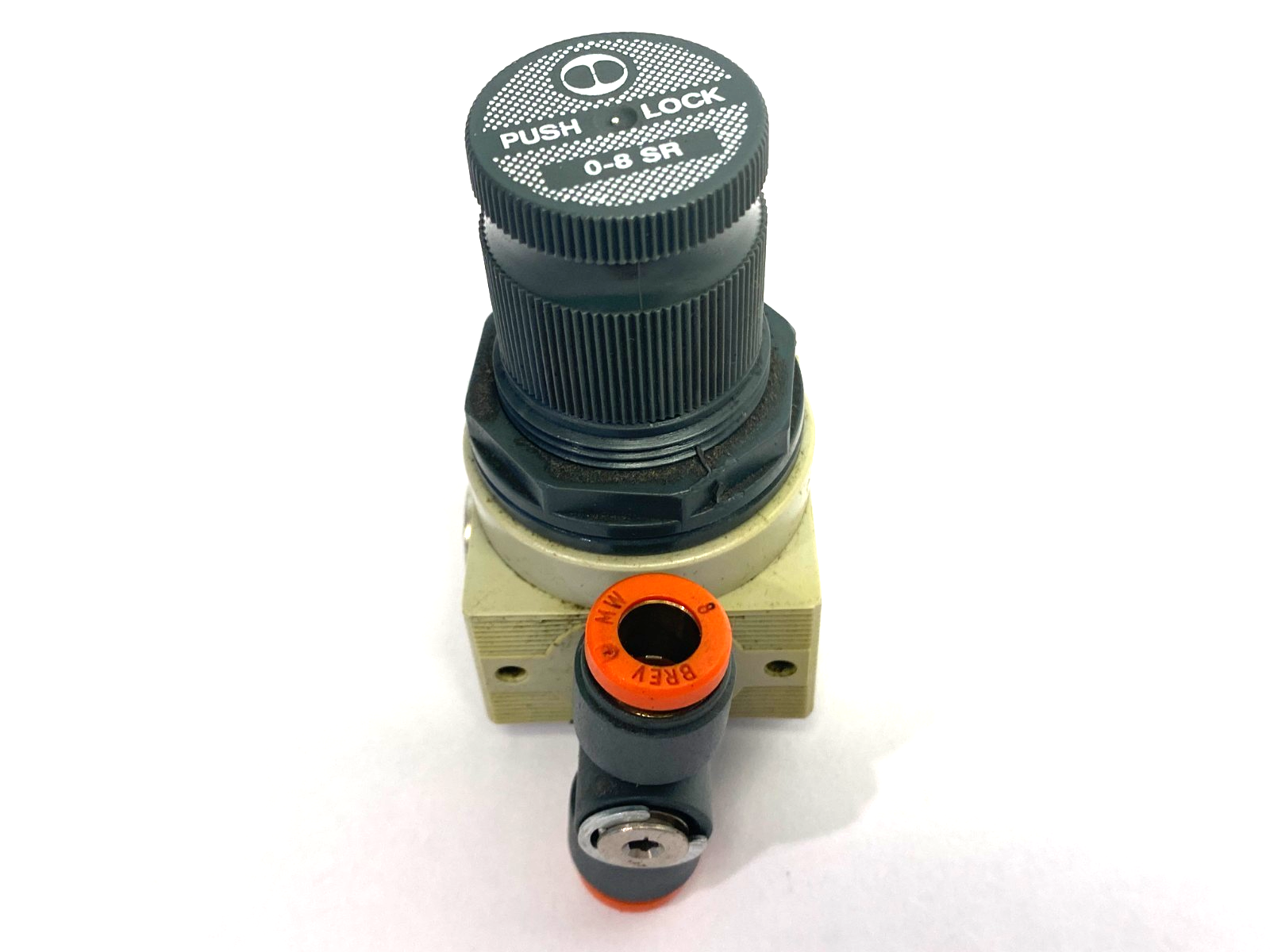 5207003 | Metal Work Pneumatic Regulator 1/4" Ports MISSING O-RING- Used - Maverick Industrial Sales