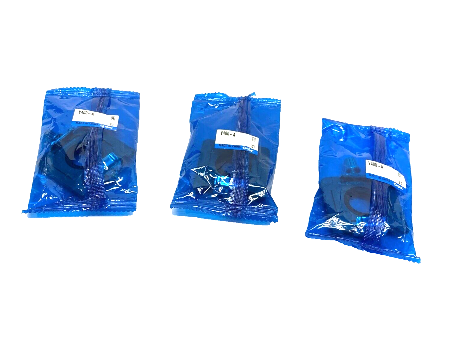 SMC Y400-A AC MASS PRO Modular F.R.L. Spacer Bracket For AC40 LOT OF 3 - Maverick Industrial Sales