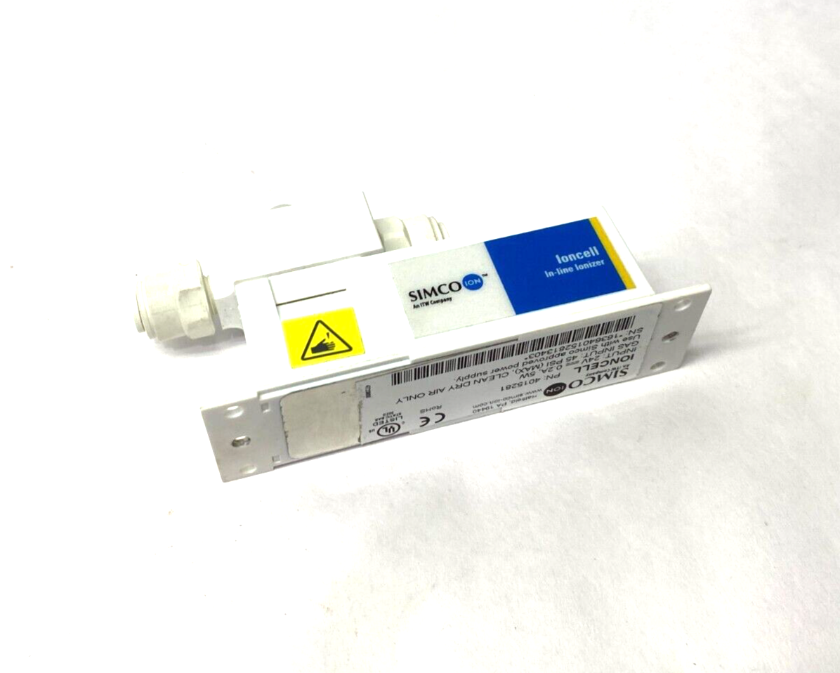 ITW SimcoION 4015281 Ioncell In-Line Ionizer 24V 0.2A 5W - Maverick Industrial Sales