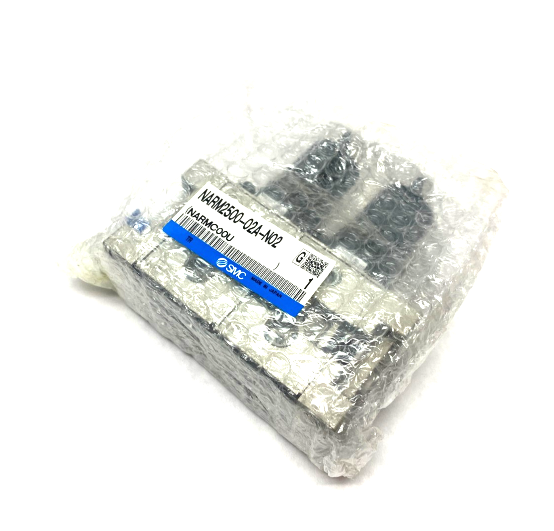 SMC NARM2500-02A-N02 Modular Dual-Regulator Manifold 1/4" NPT - Maverick Industrial Sales