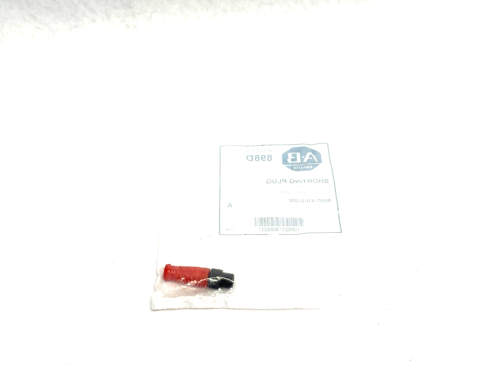 Allen Bradley 898D-41LU-DM Ser. A Guardmaster Safety Shorting Plug IP67 - New - Maverick Industrial Sales