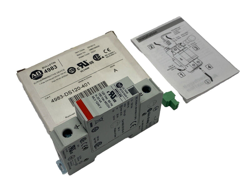 Allen Bradley 4983-DS120-401 Ser A Surge Arrestor / Suppressor