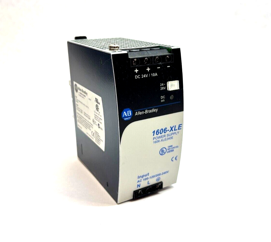 Allen Bradley 1606-XLE240E Ser. A Power Supply, 24-28VDC - Used - Maverick Industrial Sales