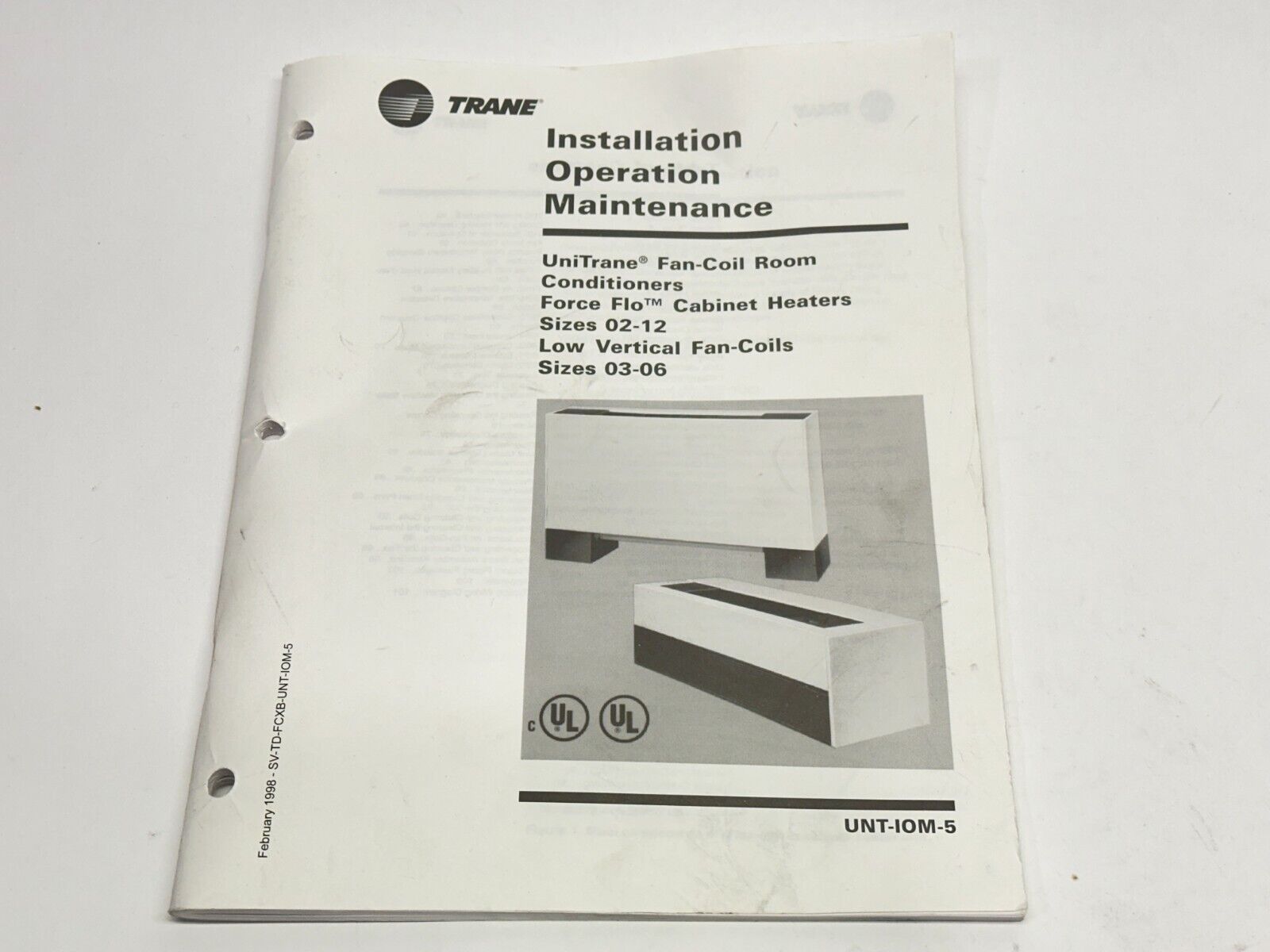 Trane PAN01541 Vertical Auxiliary Drain Pan And Fasteners w/ UNT-IOM-5 Manual - Maverick Industrial Sales