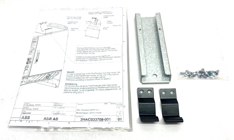 ABB 3HAC025042-001 Cable Holding Bracket for Robot Cables and Controller - Maverick Industrial Sales