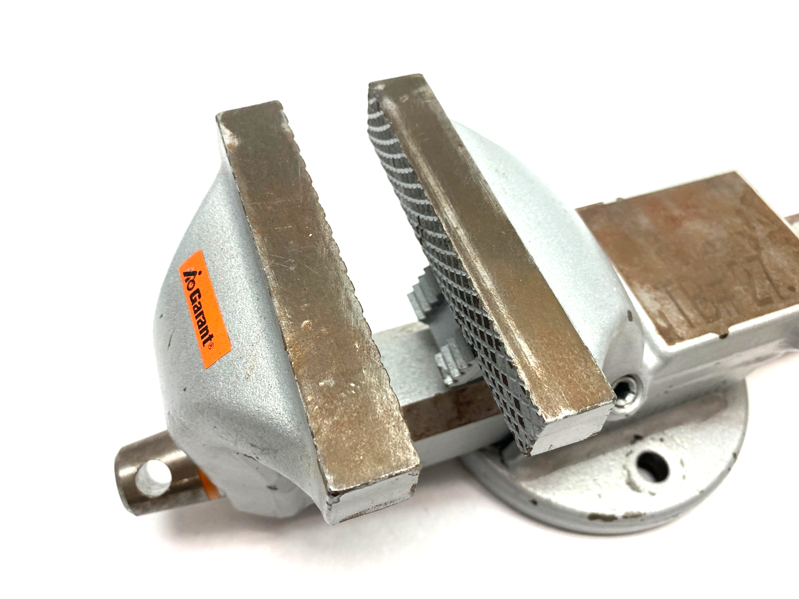 Garant 967100 120 Parallel Vise with Interchangeable Jaws, Width 120mm NO HANDLE - Maverick Industrial Sales