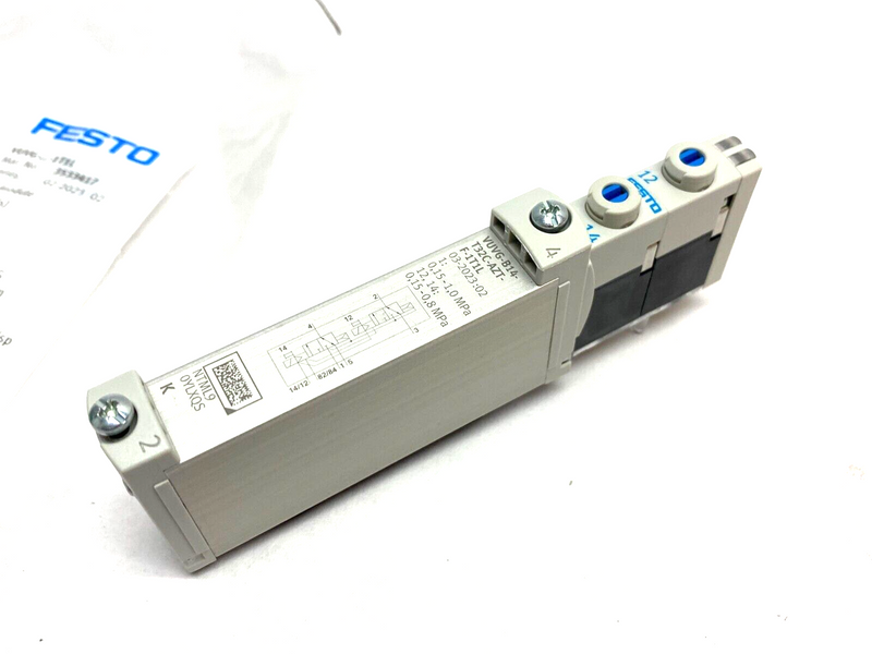 Festo VUVG-B14-T32C-AZT-F-1T1L Solenoid Valve 0.15~0.1MPa 573476 - Maverick Industrial Sales