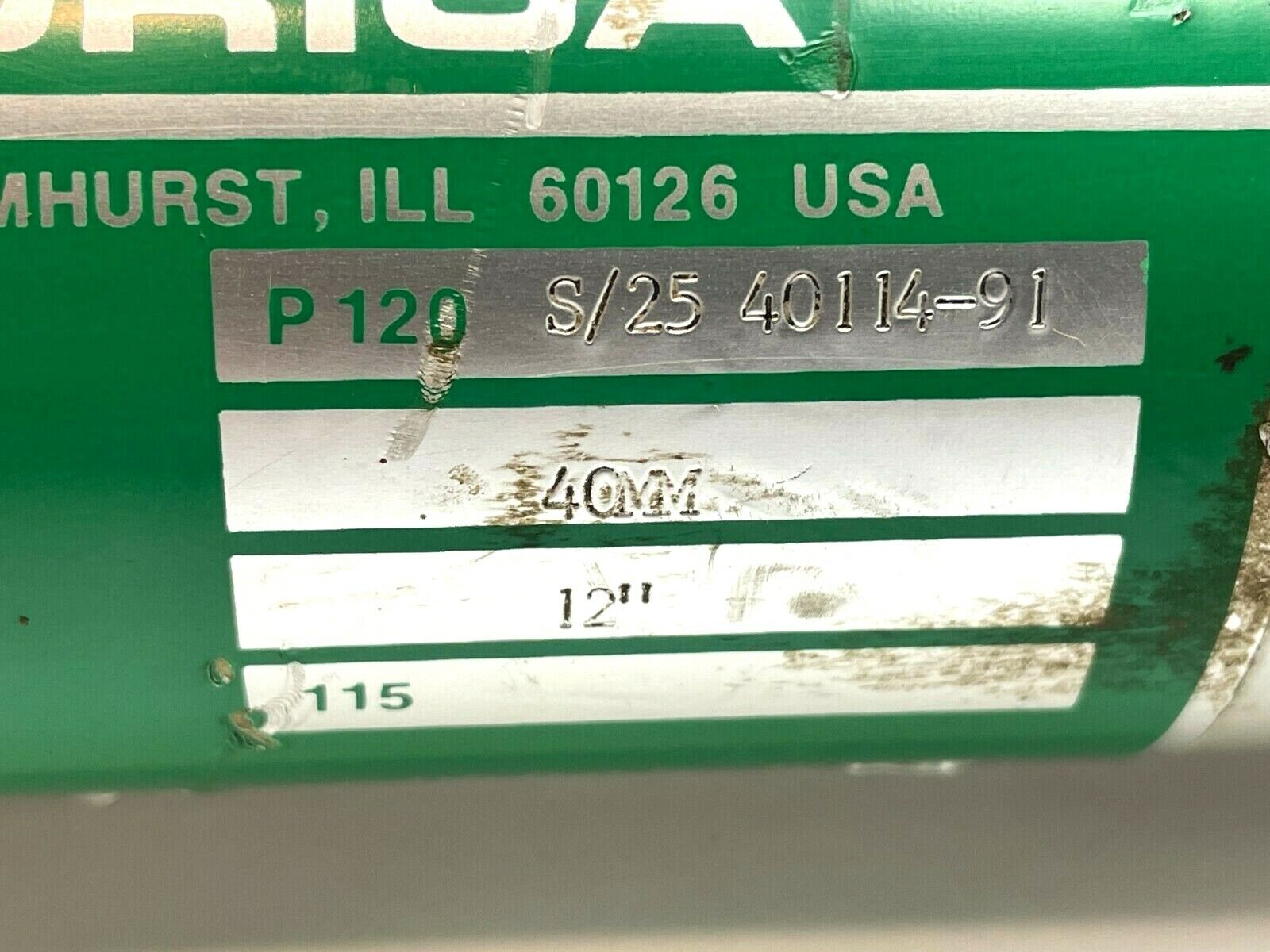 Parker Origa P120 s/25 40114-91 Rodless Cylinder - Maverick Industrial Sales