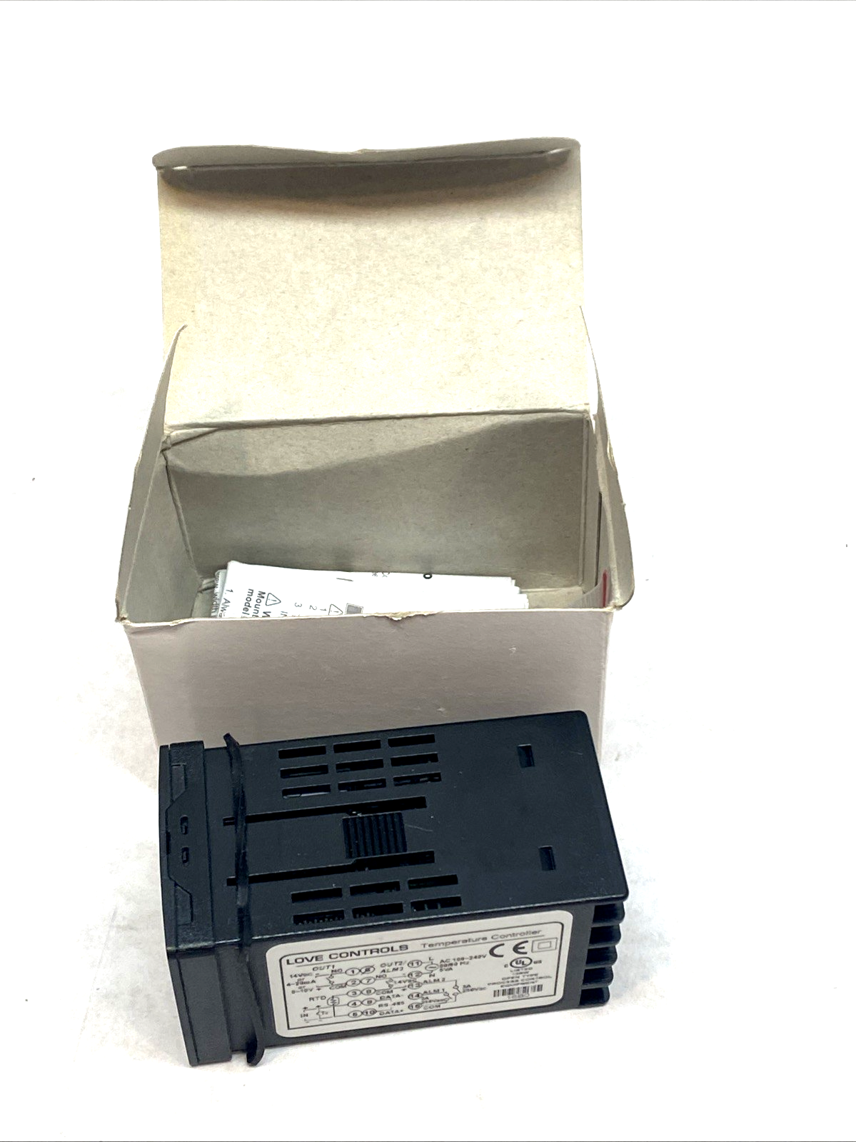 16B-53 | Dwyer Love Controls 1/16 DIN Temp/Process Controller Current-Relay - New – Open box - Maverick Industrial Sales