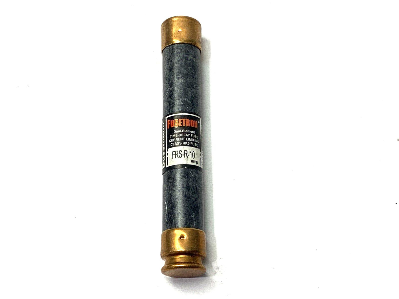 Fusetron FRS-R-10 Time-Delay Current Limiting Fuse Class RK5 600V 10A SHELFWARE - Maverick Industrial Sales