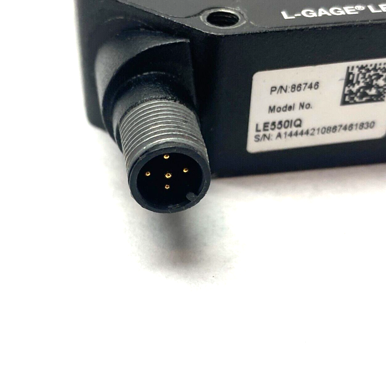 Banner LE550IQ Laser Displacement Sensor Range: 100-1000mm M12 Integral 86746 - Maverick Industrial Sales