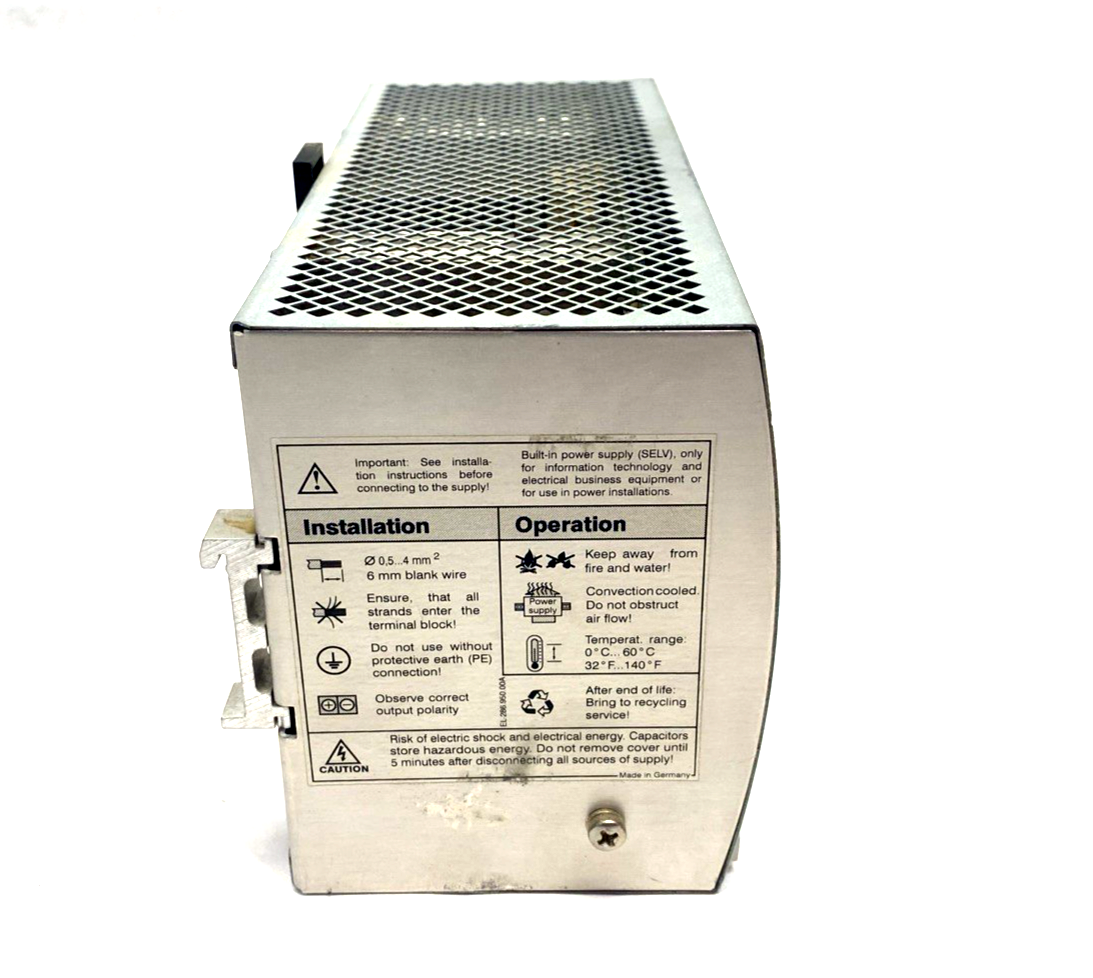 Puls SL20.300 Power Supply 3PH 24V 20A 480W DENTED TOP - Maverick Industrial Sales