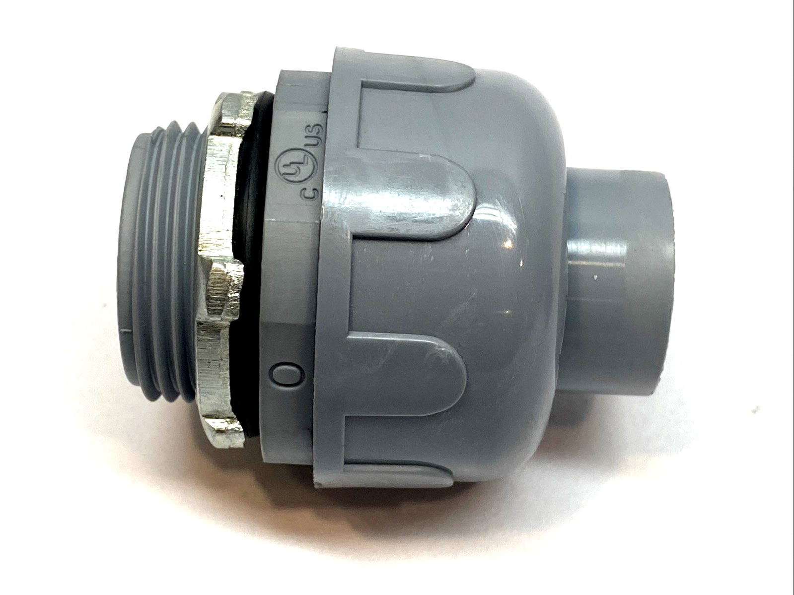 Topaz P473 1" Straight Liquidtight Connector, Gray Nylon 6/6 1" Conduit - Maverick Industrial Sales