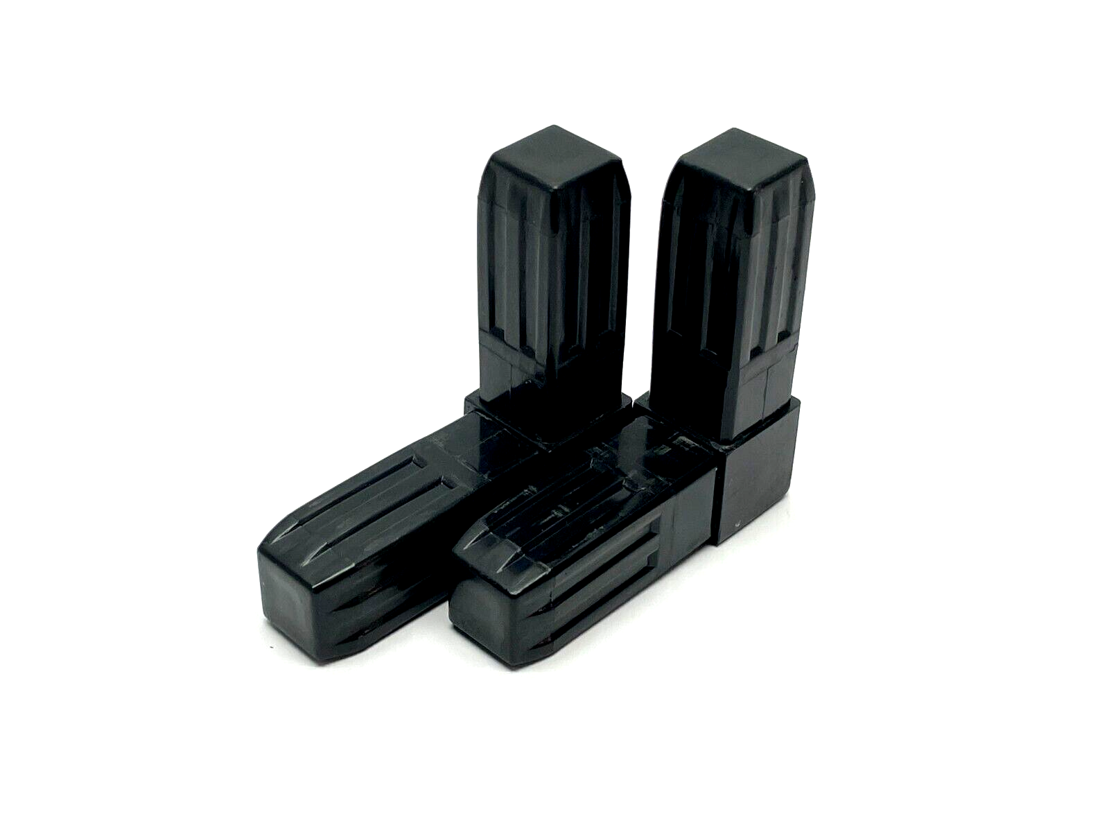 EZ Tube 100-300-S Black Steel-Core Connector 2-Way LOT OF 2 - Maverick Industrial Sales