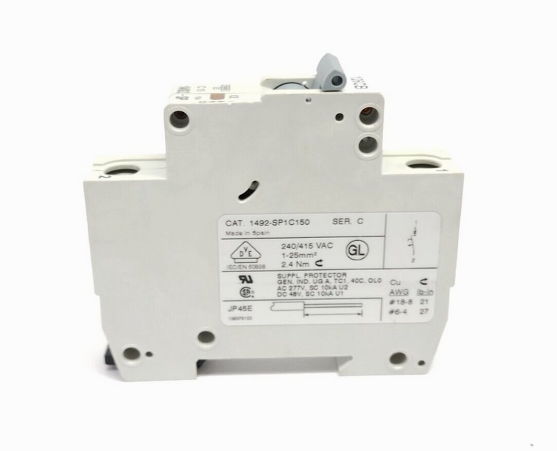 Allen Bradley 1492-SP1C150 Ser. C Supplementary Circuit Breaker 1P 15A - Maverick Industrial Sales