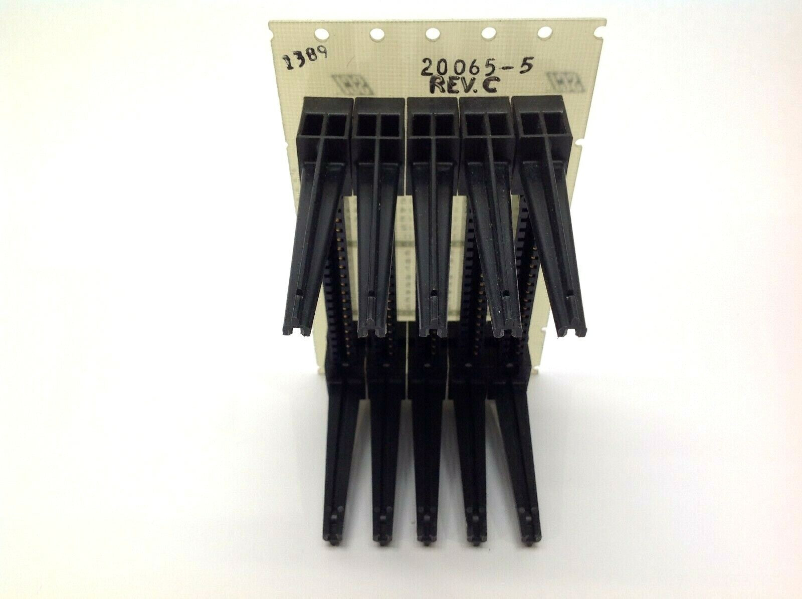 SCI 20065-5 Rev. C Card Rack W/ (5) EZM18HRMH-S38 Connectors - Maverick Industrial Sales