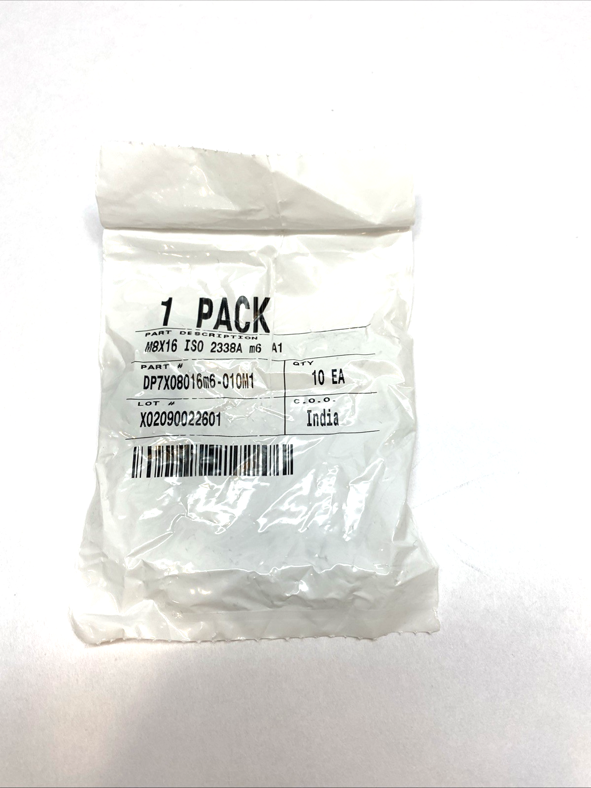 Dowel Pin DP7X08016M6-010M1 Stainless Steel PKG OF 10 - Maverick Industrial Sales