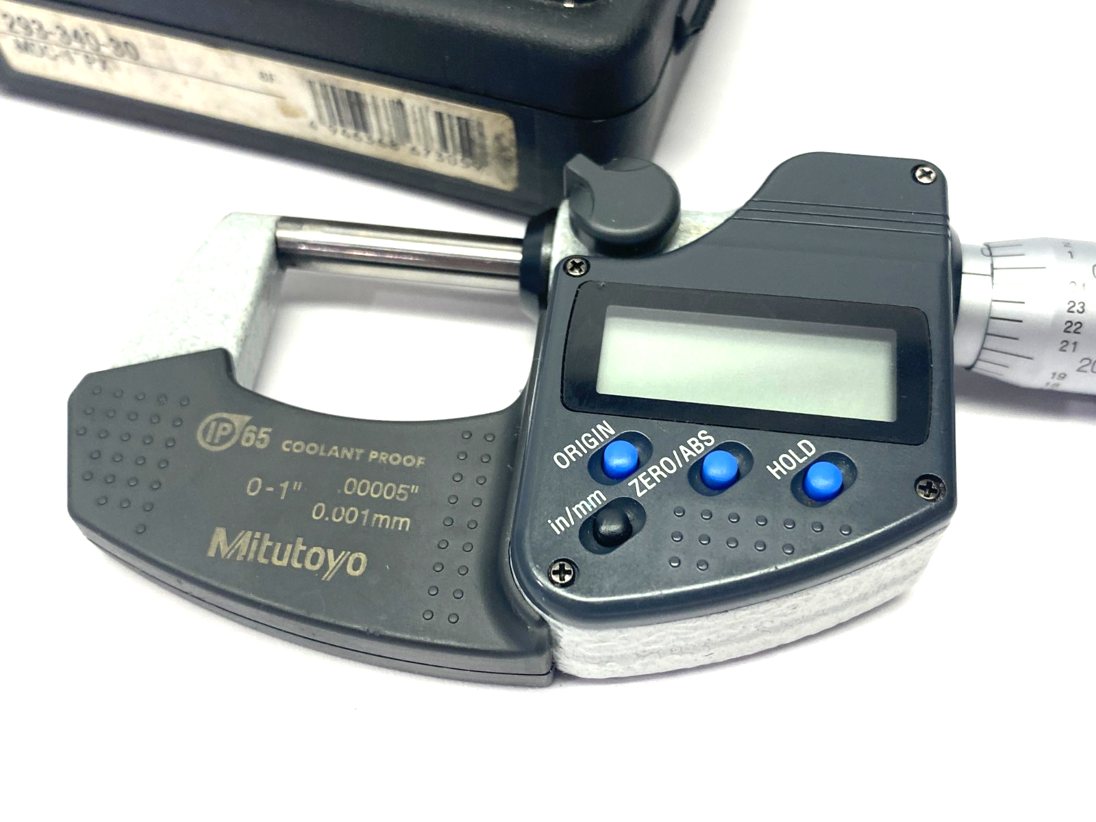 Mitutoyo 293-340-30 Digimatic Micrometer IP65 Coolant Proof MDC-1"PX - Maverick Industrial Sales