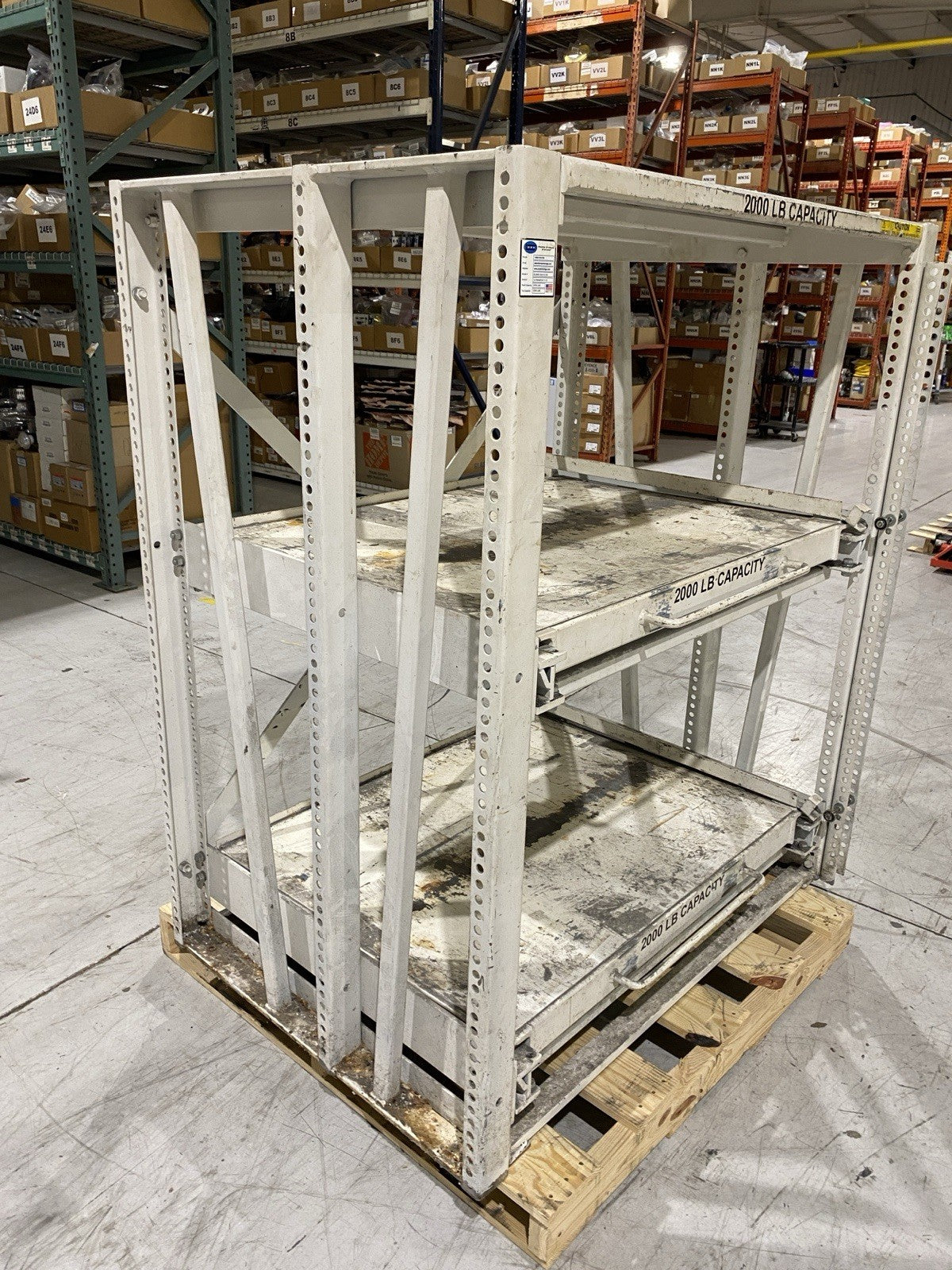 SI 2000 42X34-2-60 | Proper Storage Systems Manual Roll Out Storage - Used - Maverick Industrial Sales