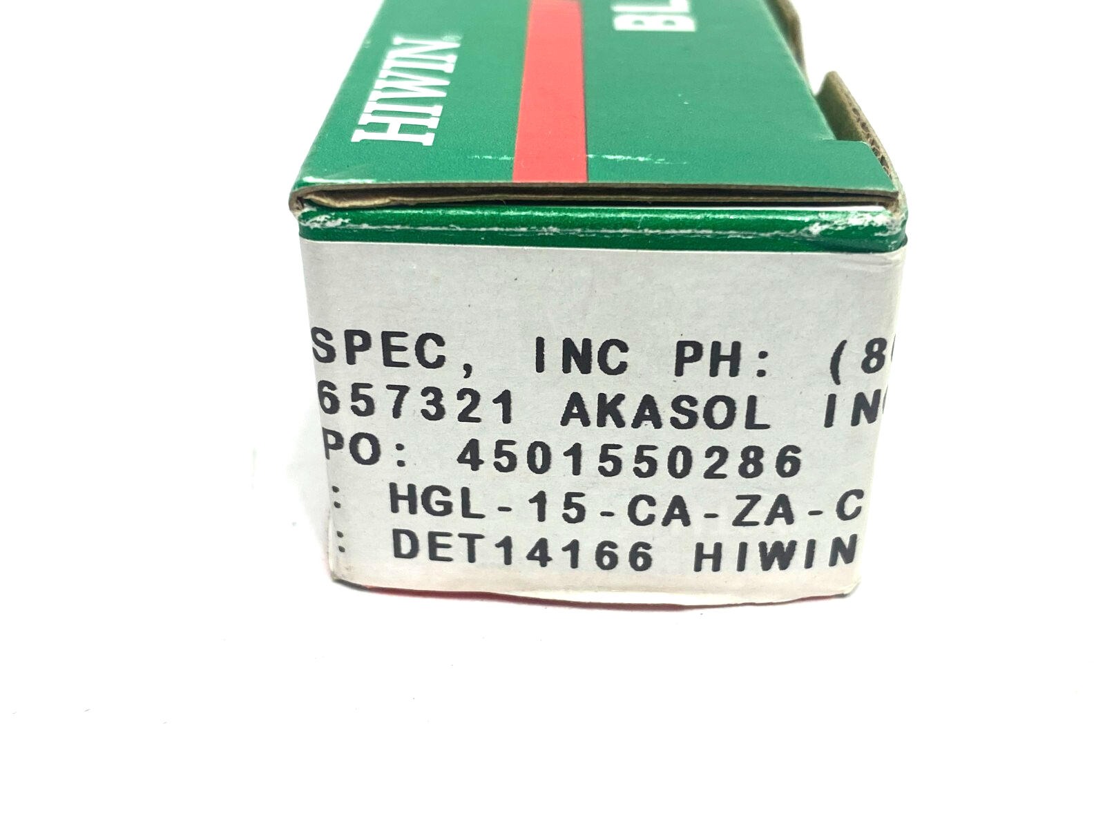 Hiwin HGL15CA ZAC Linear Guideway Block Bearing - Maverick Industrial Sales