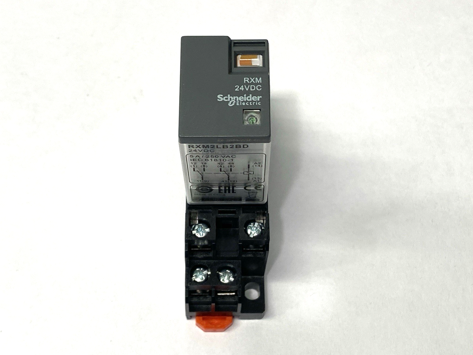 Schneider Electric RXZE1M2C Relay Base w/ RXM2LB2BD Relay 24VDC - Maverick Industrial Sales