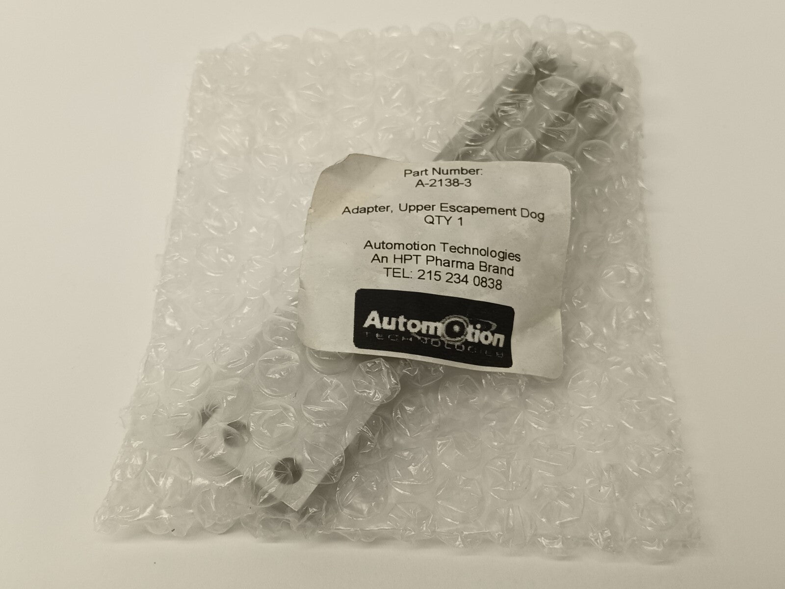 Automation Technologies A-2138-3 Adapter, Upper Escapement - New - Maverick Industrial Sales