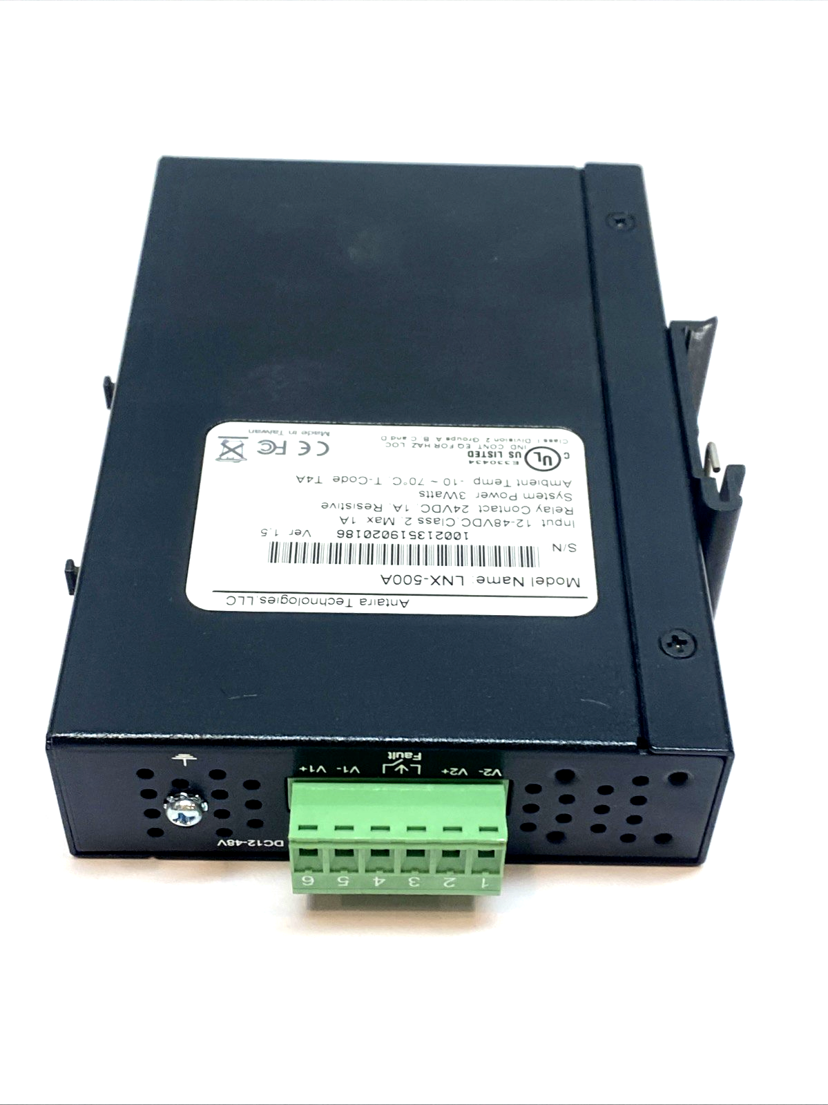 Antaira LNX-500A 5-Port 10/100TX Industrial Ethernet Switch DIN Rail - Maverick Industrial Sales