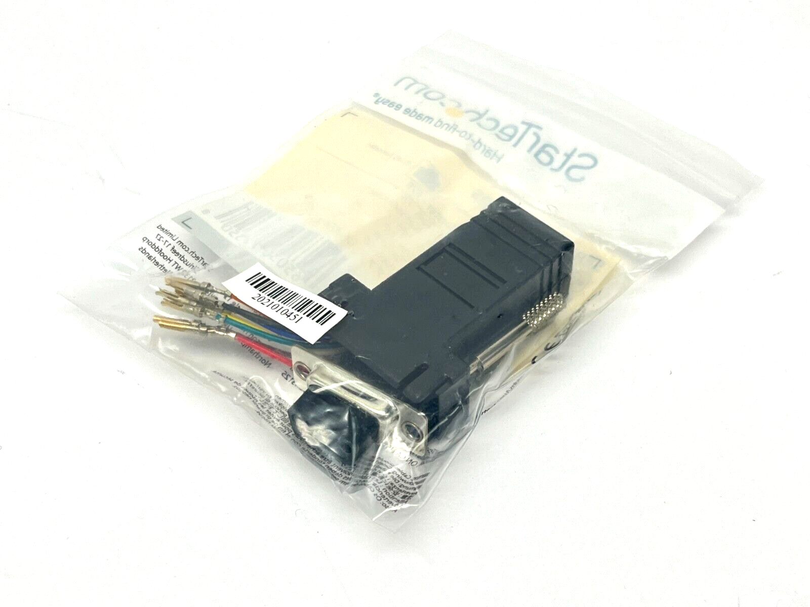 StarTech GC98FF DB9 to RJ45 Modular Adapter - F/F - Maverick Industrial Sales