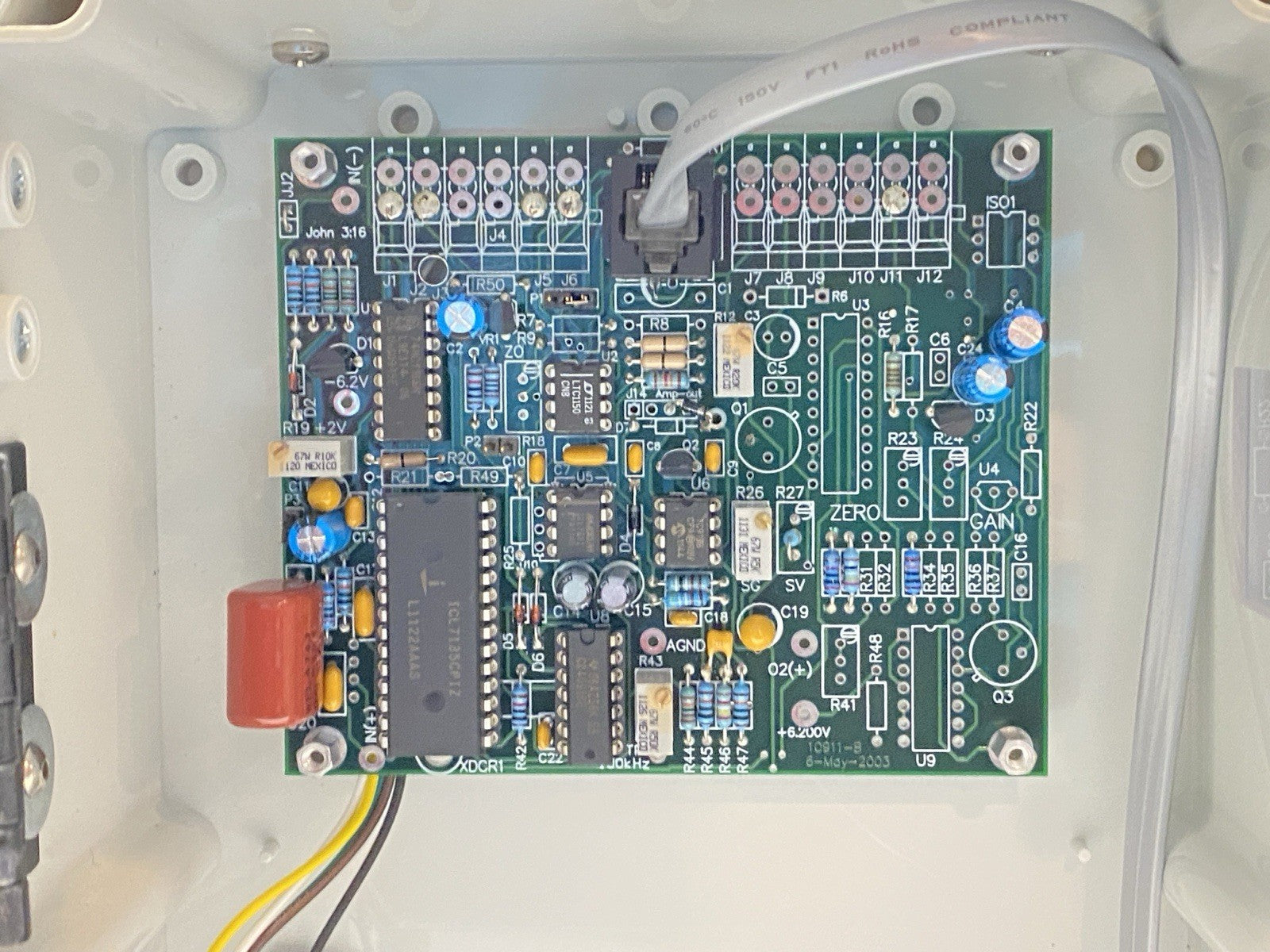 3000-G115BTP | Alpha Omega Instruments Series 3000 Trace Oxygen Analyzer 115VAC - For parts or not working - Maverick Industrial Sales