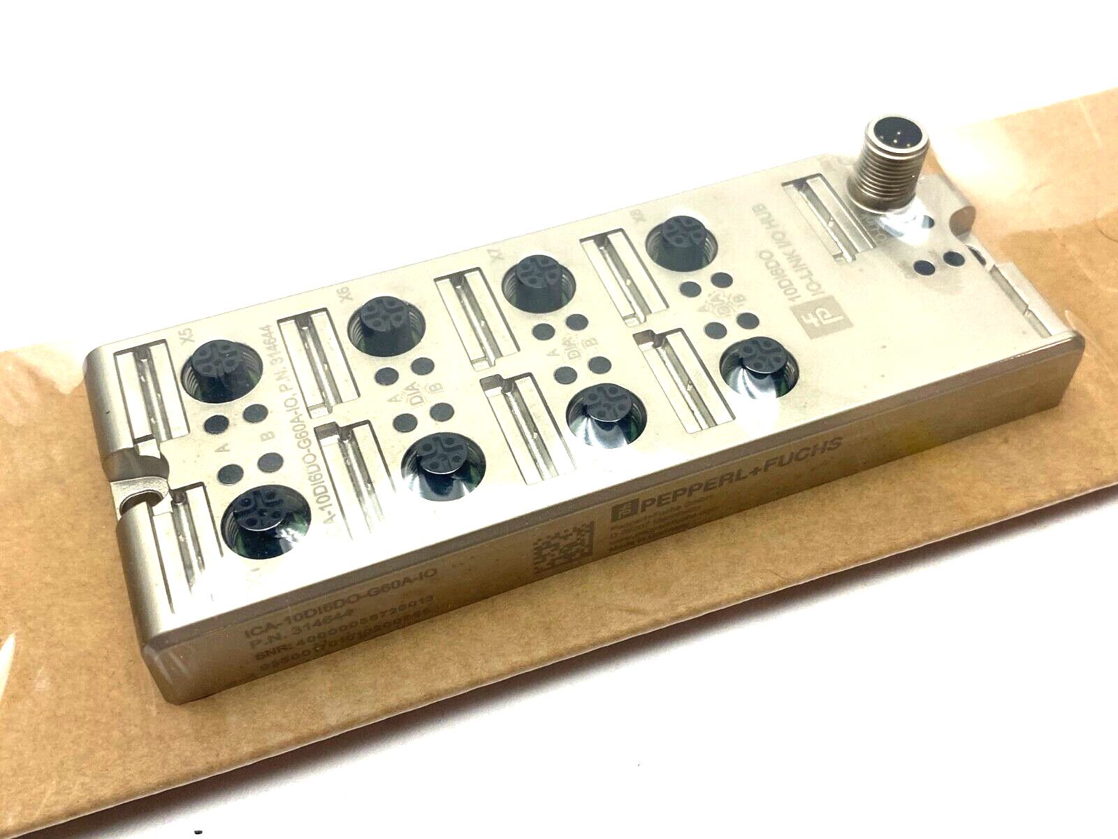 Pepperl+Fuchs ICA-10DI6DO-G60A-IO I/OLink Interface Hub 10-Input 6-Output 314644 - Maverick Industrial Sales