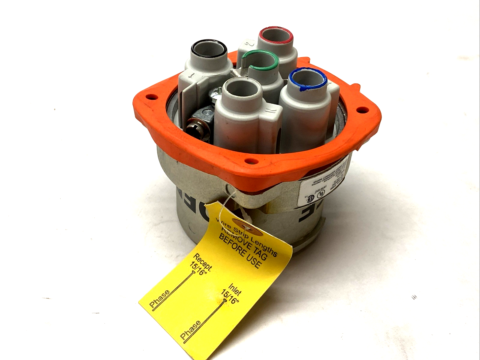 Meltric 37-68073 Inlet/Plug DS60 60A 3P+G 250Vac 7.5hp Type 3R - Maverick Industrial Sales