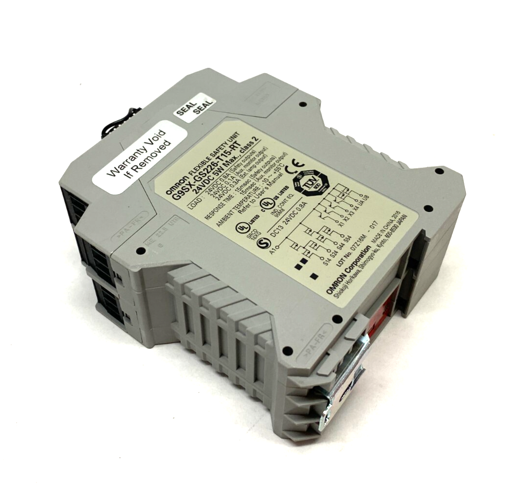 Omron G9SX-GS226-T15-RT Flexible Safety Relay Unit 24VDC, 5W Max - Maverick Industrial Sales