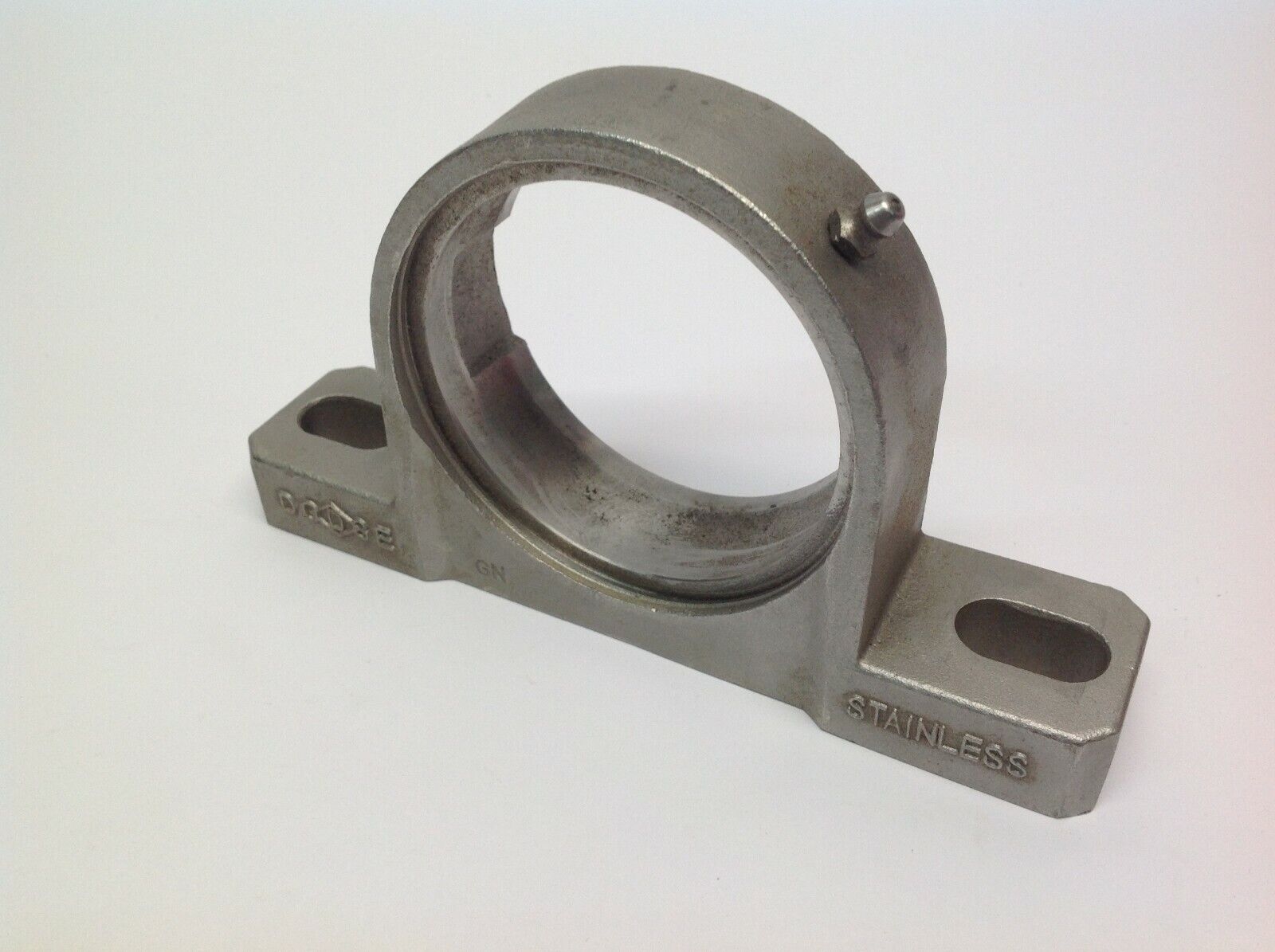 Dodge Stainless Pillow Block Bearing Housing Approx. 3” ID - Maverick Industrial Sales