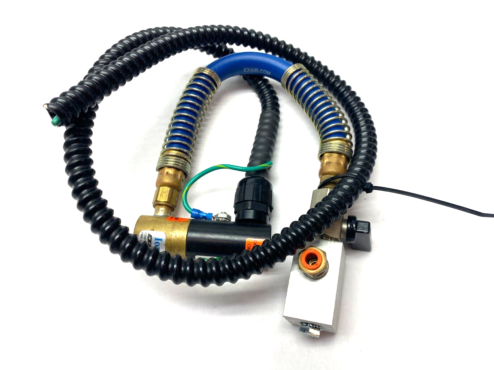 Exair 7194 Ion Air Jet w/ Stay Set Flexible Hose & Mag Base CORD CUT - Maverick Industrial Sales