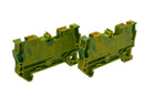 Phoenix Contact PT 4-PE Ground Terminal Block Green/Yellow 3211766 LOT OF 2 - Maverick Industrial Sales