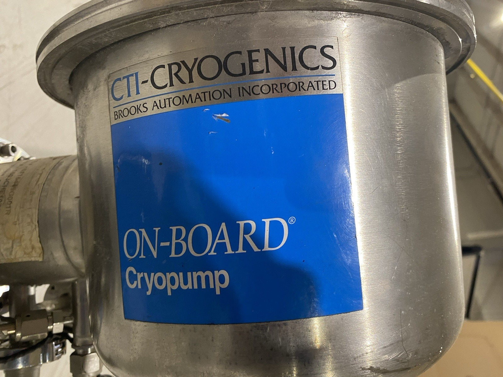 CTI Cryogenics 8116449G001R OnBoard Cryopump FOR PARTS/REPAIR - Maverick Industrial Sales