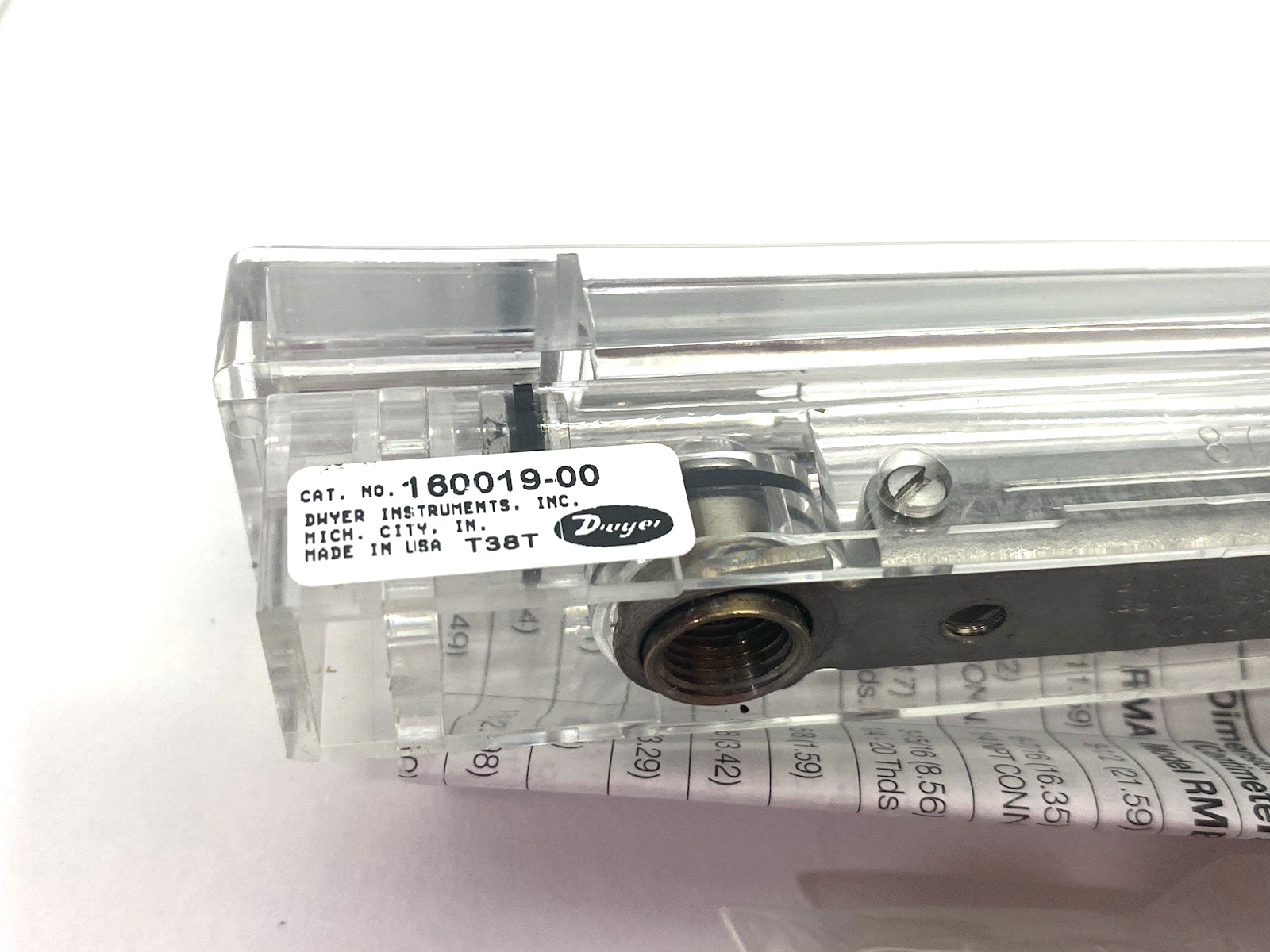 160019-00 | Dwyer Rate-Master Flowmeter RMA-SSV FLMTR 5-60 SCFH ARGON - New – Open box - Maverick Industrial Sales