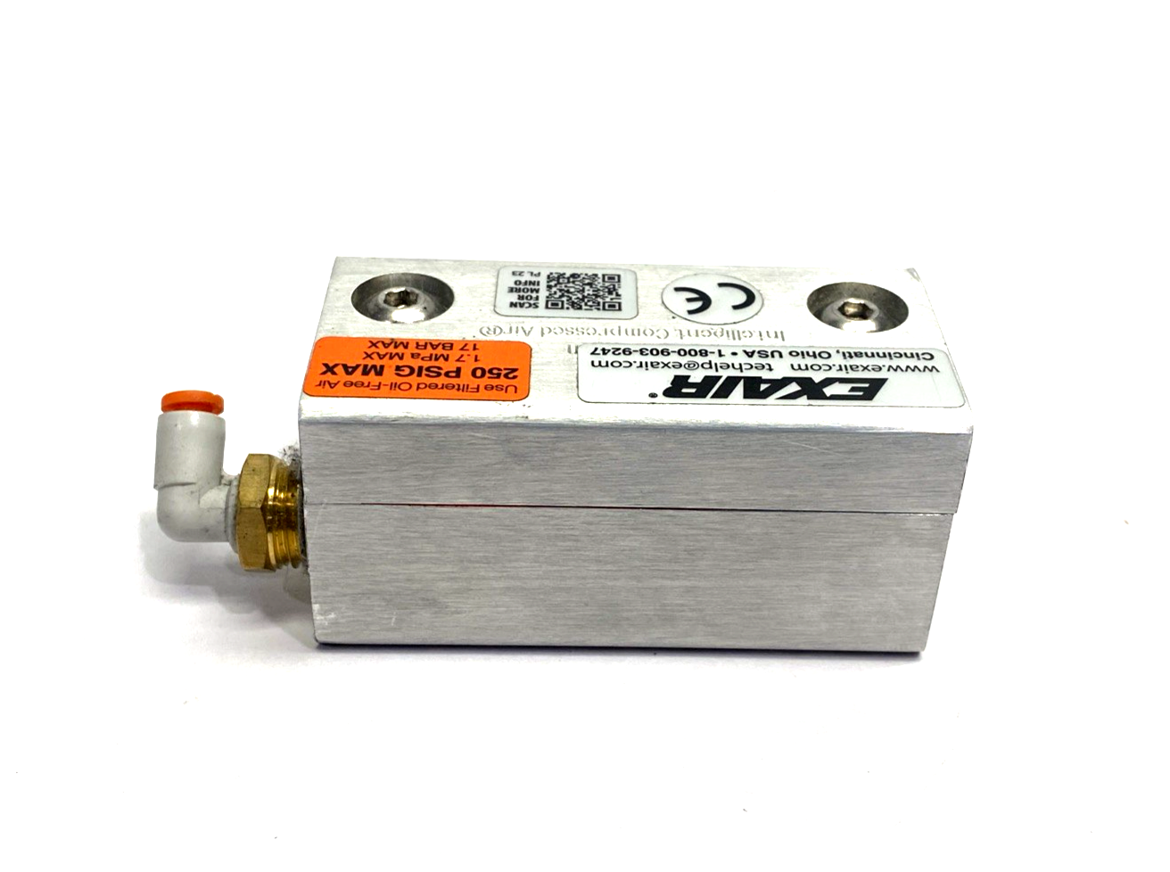 110003 | Exair Super Air Knife, 3" Length, Aluminum, 1/4" NPT - Used - Maverick Industrial Sales